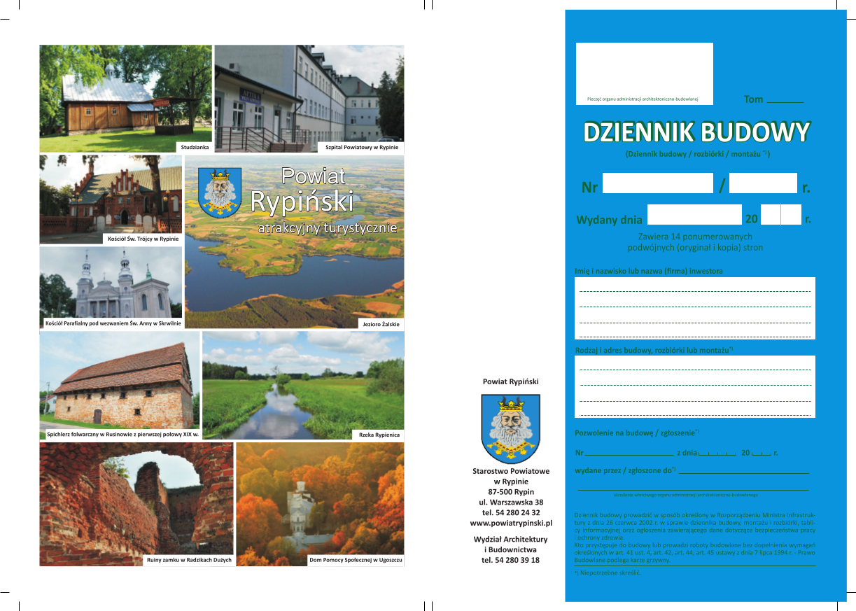 Dziennik budowy powiat rypinski